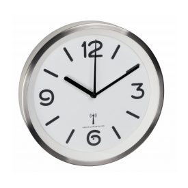   Rádiójel vezérlésű Falióra 253 mm x 42 mm Alumínium (csiszolt)60.3535.02