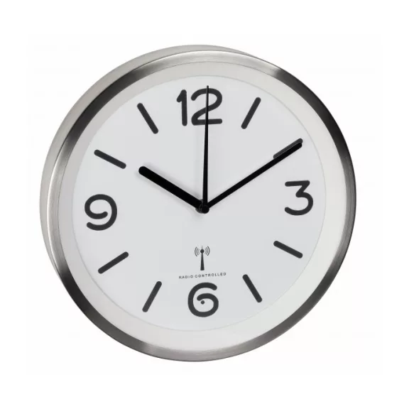 Rádiójel vezérlésű Falióra 253 mm x 42 mm Alumínium (csiszolt)60.3535.02 Rádiójel vezérlésű Falióra 253 mm x 42 mm Alumínium (csiszolt)60.3535.02