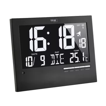 TFA  DIGITÁLIS HŐMÉRŐ+ÓRA 60.4508 TFA