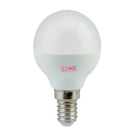 Kisgömb LED fényforrás, E14, 6W, G45, 470lm, 3000K