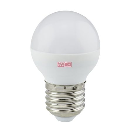 Kisgömb LED fényforrás, E27, 6W, G45, 470lm, 2700K