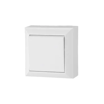   GAO 0323H Business Line IP20 nyomókapcsoló, beltéri, 230 V~ / 50 Hz / 10 A, fehér