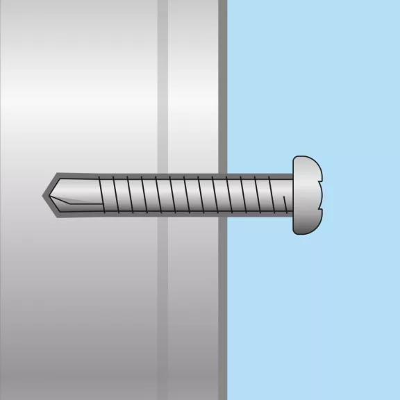 Önfúró laposfejű lemezcsavar - 4,2 x 19 mm - 60 db / csomag Önfúró laposfejű lemezcsavar - 4,2 x 19 mm - 60 db / csomag