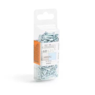   Önfúró laposfejű lemezcsavar - 4,2 x 19 mm - 60 db / csomag