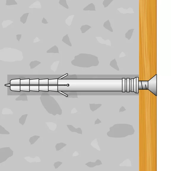 Beütődűbel - 6 x 40 mm - 10 db / csomag Beütődűbel - 6 x 40 mm - 10 db / csomag