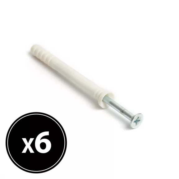 Beütődűbel - 8 x 80 mm - 6 db / csomag Beütődűbel - 8 x 80 mm - 6 db / csomag