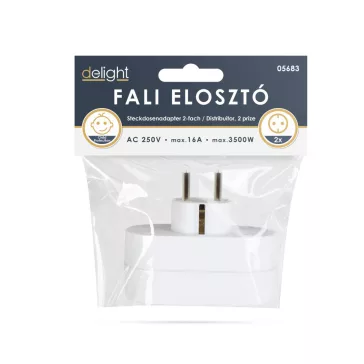 2-es fali elosztó 250 V • 16 A