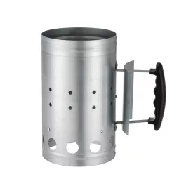   Blim+ 10-186-005 faszénbegyújtó, horganyzott acél, 15cm átmérő, 27cm magasság