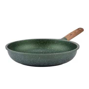  Nava 10-255-004 Ωmega tapadásmentes öntött alumínium serpenyő, kőbevonattal, 28 cm