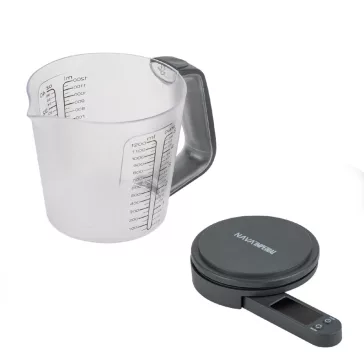   NAVA 10-274-001 Imperial digitális konyhai mérleg és mérőkancsó, 1,5l, 5kg