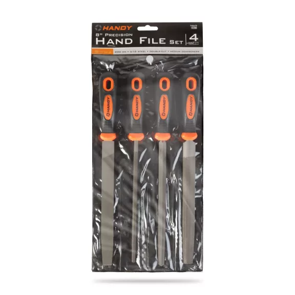 Precíziós kézi reszelő szett - 8" - 4 db / csomag Precíziós kézi reszelő szett - 8" - 4 db / csomag