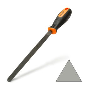   Precíziós reszelő fémhez - háromszög alakú - kétszeres vágású - közepes durvaságó