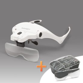 Többlencsés nagyító fejlámpa