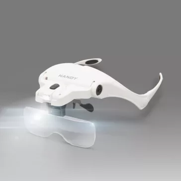 Többlencsés nagyító fejlámpa
