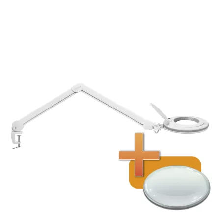 LED lámpa - nagyító lencsével - 5" - 130 mm