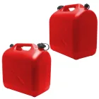 Üzemanyagkanna - műanyag - 20 L - piros