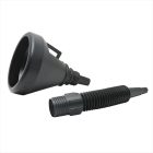 Üzemanyag tölcsér - fém szűrővel - 36 x Ø3,5/13,5 cm