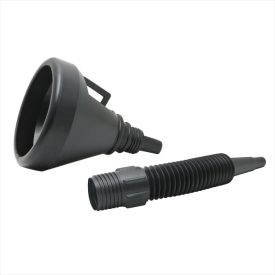 Üzemanyag tölcsér - fém szűrővel - 36 x Ø3,5/13,5 cm