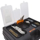 2 az 1-ben fúró + alkatrész tároló műanyag táska 15.7" - 400 x 300 x 155 mm