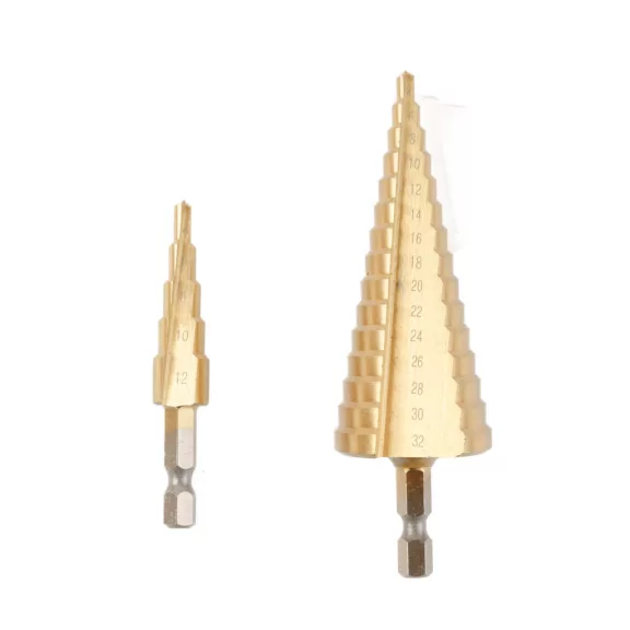 Lépcsős fúrószár készlet - fémhez - 4-32 mm Lépcsős fúrószár készlet - fémhez - 4-32 mm