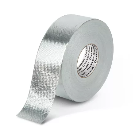 Alumínium ragasztószalag - üvegszálas - akril - 50 m x 50 mm - 150 mikron - lángálló