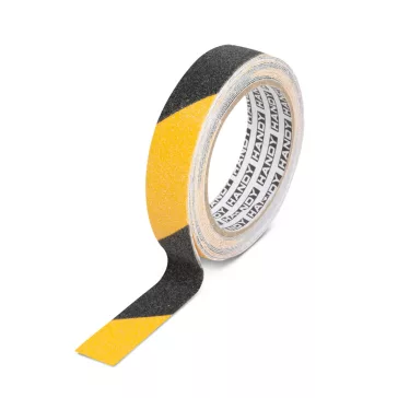   Ragasztószalag - csúszásmentes - 5 m x 25 mm - sárga / fekete