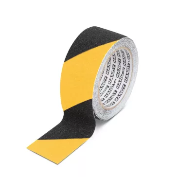   Ragasztószalag - csúszásmentes - 5 m x 50 mm - sárga / fekete