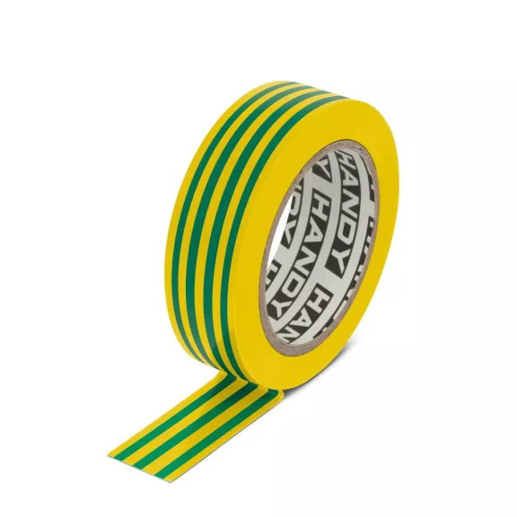 Szigetelőszalag - 19 mm · 10 m - zöld / sárga Szigetelőszalag - 19 mm · 10 m - zöld / sárga