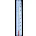 Ipari kis egyenes fémtokos hőmérő alumínium benyúlóval 0-160°C 63mm