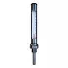Ipari kis egyenes hőmérő teljes rozsdamentes fémtokkal 0-1160°C 63mm