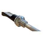 Ipari kis könyök fémtokos hőmérő alumínium benyúlóval 0-160°C 63mm