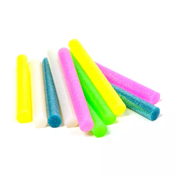 Ragasztórúd - 11 x 100 mm - Fluoreszkáló színes - 10 db / csomag Ragasztórúd - 11 x 100 mm - Fluoreszkáló színes - 10 db / csomag