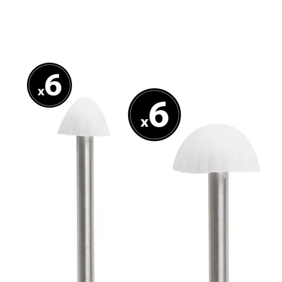 LED-es szolár lámpa - 12 db mini gomba - melegfehér - 28,5 cm x 4 m LED-es szolár lámpa - 12 db mini gomba - melegfehér - 28,5 cm x 4 m