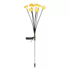 Leszúrható szolár lámpa - kamilla - 10 melegfehér LED - 80 cm
