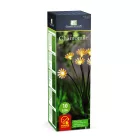 Leszúrható szolár lámpa - kamilla - 10 melegfehér LED - 80 cm