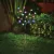 Leszúrható szolár virág - 20 színes LED - 65 cm