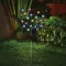 Leszúrható szolár virág - 20 színes LED - 65 cm