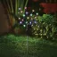 Leszúrható szolár virág - 20 színes LED - 65 cm