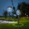 Leszúrható szolár lámpa - 1 fehér LED - 7,5 x 7,5 x 40 cm