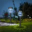 Leszúrható szolár lámpa - 1 fehér LED - 7,5 x 7,5 x 40 cm