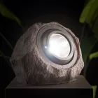 LED-es kültéri szolár lámpa - szikla, kő - fehér SMD LED - 20 x 12 x 16 cm