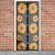 Szúnyogháló függöny ajtóra mágneses, napraforgó mintás  100x210 cm, Delight 11398A