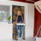 Szúnyogháló függöny ajtóra - mágneses - 100 x 210 cm - napraforgós
