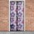 Szúnyogháló függöny ajtóra mágneses 100 x 210 cm színes virágos 11398I