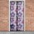 Szúnyogháló függöny ajtóra - mágneses - 100 x 210 cm - színes virágos