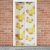 Szúnyogháló függöny ajtóra -mágneses- 100 x 210 cm - sárga pillangós 11398L
