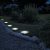 LED-es leszúrható szolár lámpa - kör alakú - középfehér - 12 cm
