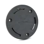 LED-es leszúrható / fali szolár lámpa - kör alakú - SMD LED - hidegfehér - 12 cm