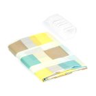 Zuhanyfüggöny - 3 féle - kék, tavasz, kockás mintás - 180 x 180 cm