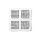 Szúnyogháló javítófolt - 10 x 10 cm - fekete - 4 db / csomag